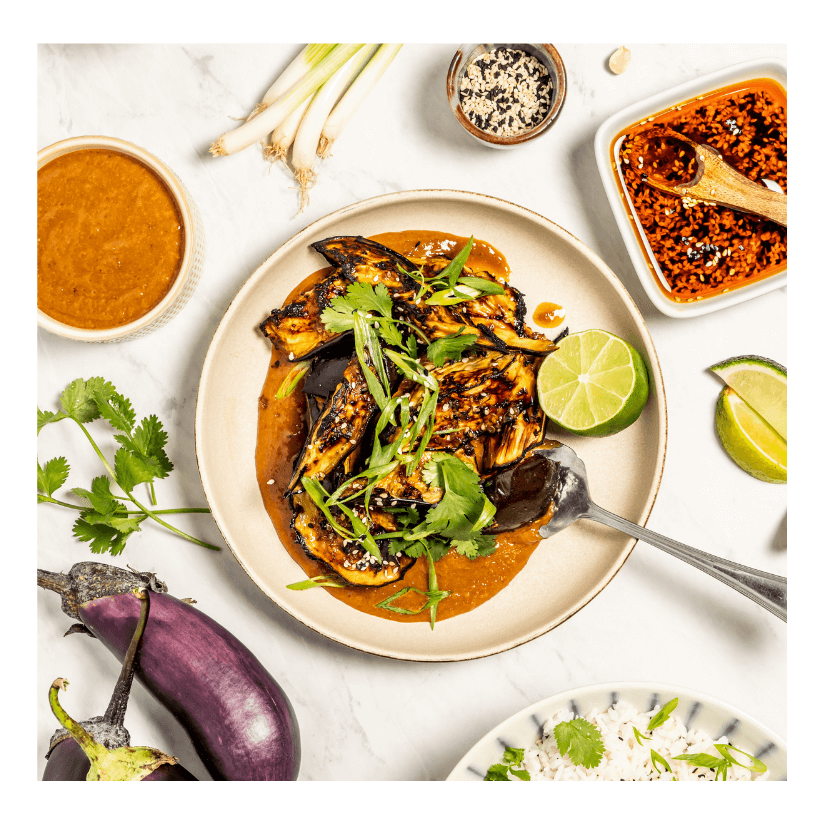 Spicy Asian Roasted Eggplant &ndash; Kitchen &amp; Market