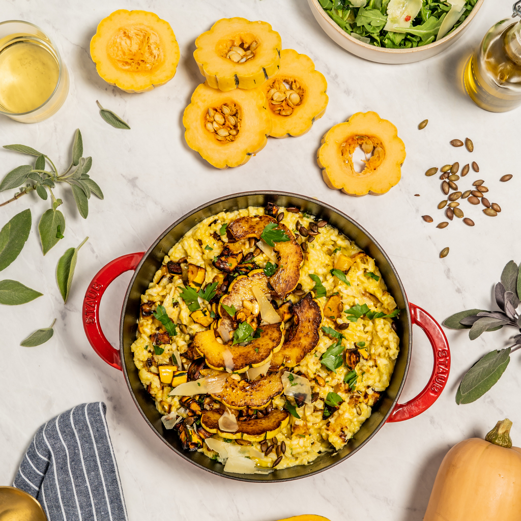 Thanksgiving Sage & Squash Risotto